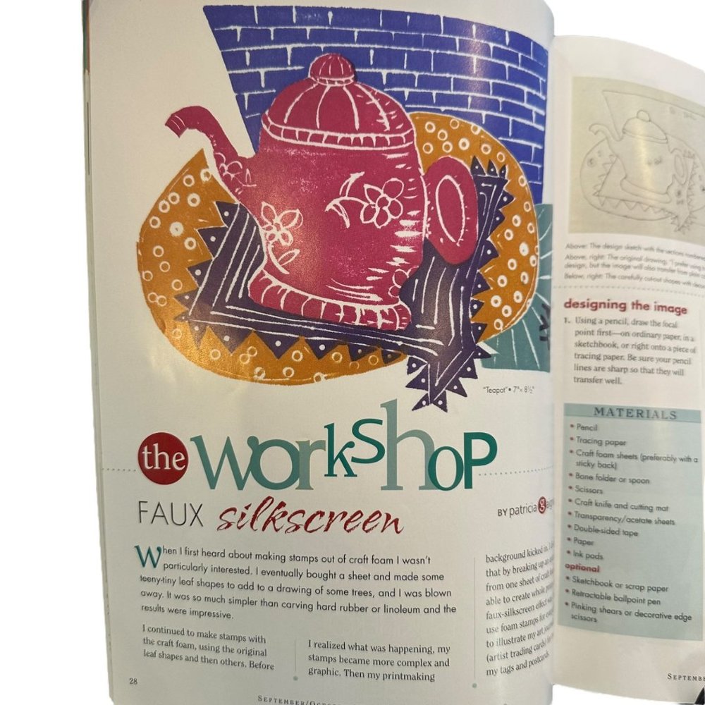 Cloth Paper Scissor Collage Mixed Media Artistic Discovery 3 Magazine Set Craft - Picture 16 of 16